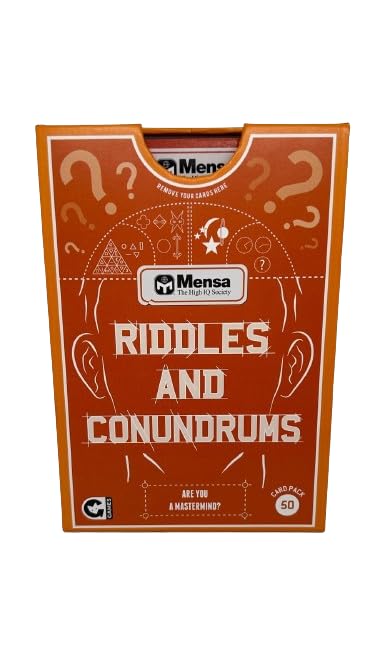 Mensa Riddles And Conundrums self-challenging cards