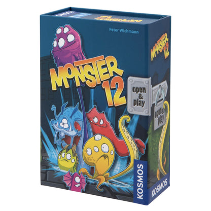 Thames & Kosmos Monster 12: Open & Play, Fun Card Game, Family Games for Game Night, Board Games for Adults and Kids, For 2 to 5 Players, Age 7+