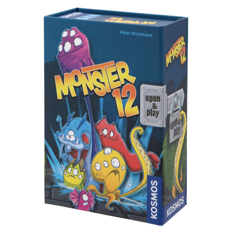 Thames & Kosmos Monster 12: Open & Play, Fun Card Game, Family Games for Game Night, Board Games for Adults and Kids, For 2 to 5 Players, Age 7+