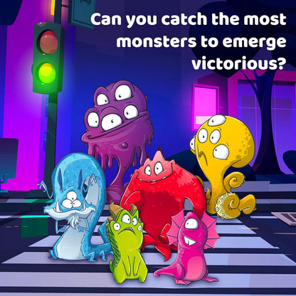 Thames & Kosmos Monster 12: Open & Play, Fun Card Game, Family Games for Game Night, Board Games for Adults and Kids, For 2 to 5 Players, Age 7+