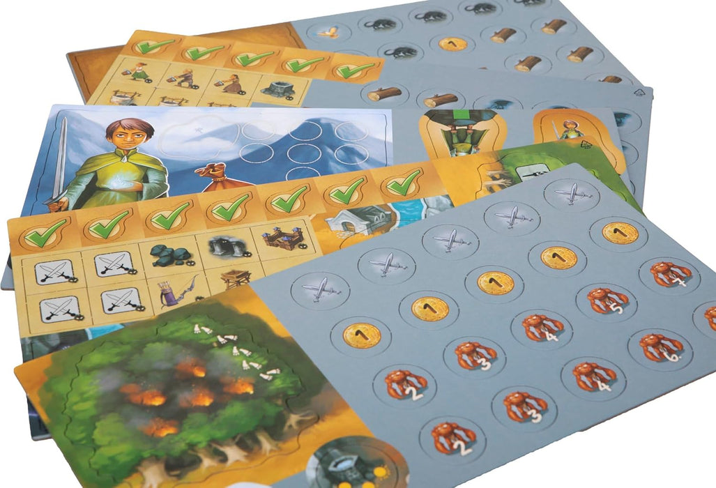 Thames & Kosmos Legends of Andor: The Family Fantasy Game - Danger in the Shadows Expansion, Strategy Game, Cooperative Board Games, Family Games for Game Night, For 2 to 4 Players, Age 7+