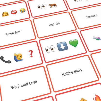Bubblegum Stuff - Name The Emoticon, Musik-Edition, Spielkarten, Gesellschaftsspiele, Familienspiele, Trivia-Spiele, Spiele für Erwachsene, Partyspiele, Reisespiele, Partykartenspiele