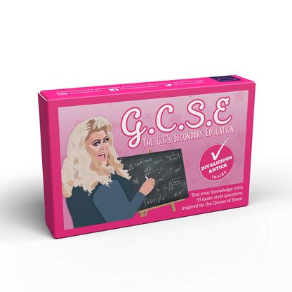 Bubblegum Stuff GCSE Game - The GC Essex Diva Knowledge Comedy Card Game - Suitable For Adults