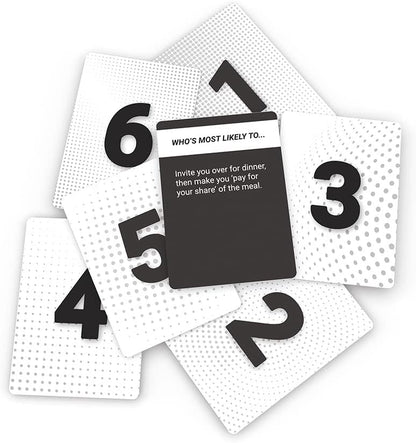 Bubblegum Stuff Throwing Shade Card Game - Who's Most Likely To? Party Game - Hilarious Game for Adults - 182 Poker-Size Cards - Perfect for Parties, Game Nights - Great Gifts!