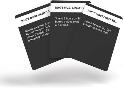 Bubblegum Stuff Throwing Shade Card Game - Who's Most Likely To? Party Game - Hilarious Game for Adults - 182 Poker-Size Cards - Perfect for Parties, Game Nights - Great Gifts!
