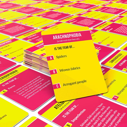 Bubblegum Stuff Gamophobia Kartenspiel – Ein furchtbares Teamspiel mit Qualität und Gedächtnis – lustiges Partyspiel mit 3 Runden, geeignet für Erwachsene und Jugendliche