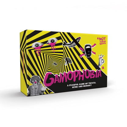 Bubblegum Stuff Gamophobia Kartenspiel – Ein furchtbares Teamspiel mit Qualität und Gedächtnis – lustiges Partyspiel mit 3 Runden, geeignet für Erwachsene und Jugendliche