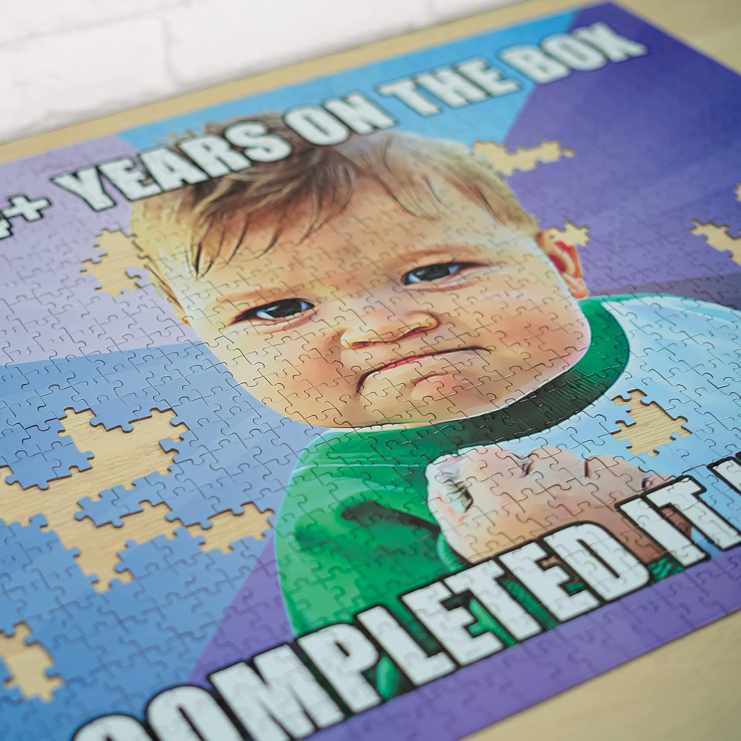 Bubblegum Stuff - Jigsaw Puzzle, Puzzle Board, Success Kid Meme - 1000 Piece Jigsaw Puzzles For Adults And Teens, Jigsaw Board - Puzzle 1000 Pieces - 70 x 50 cm