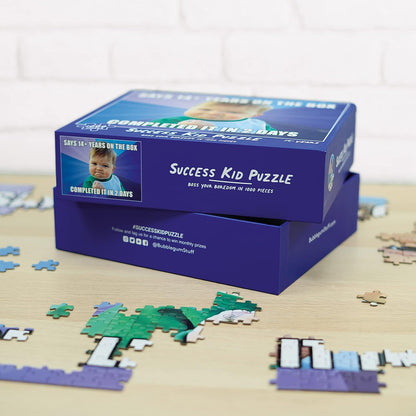 Bubblegum Stuff - Jigsaw Puzzle, Puzzle Board, Success Kid Meme - 1000 Piece Jigsaw Puzzles For Adults And Teens, Jigsaw Board - Puzzle 1000 Pieces - 70 x 50 cm