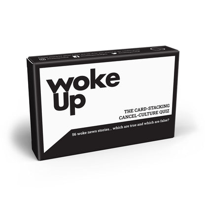 Bubblegum Stuff Woke Up The Woke AF Trivia-Spiel – Lustiges wahres oder falsches Kartenstapelspiel – Kartenspiele für Erwachsene – Spiele für Erwachsene für Spieleabend