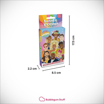 Bubblegum Stuff Loud & Proud The Game – LGBTQ+ Speedy Spoons Card Game – Collect A Set And Snatch A Flag – Fast And Fun Game For The Whole Family