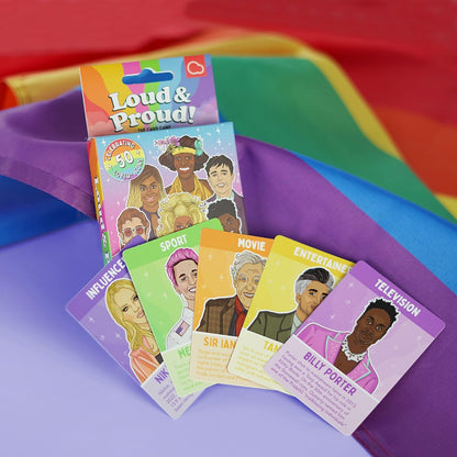 Bubblegum Stuff Loud & Proud The Game – LGBTQ+ Speedy Spoons Card Game – Collect A Set And Snatch A Flag – Fast And Fun Game For The Whole Family