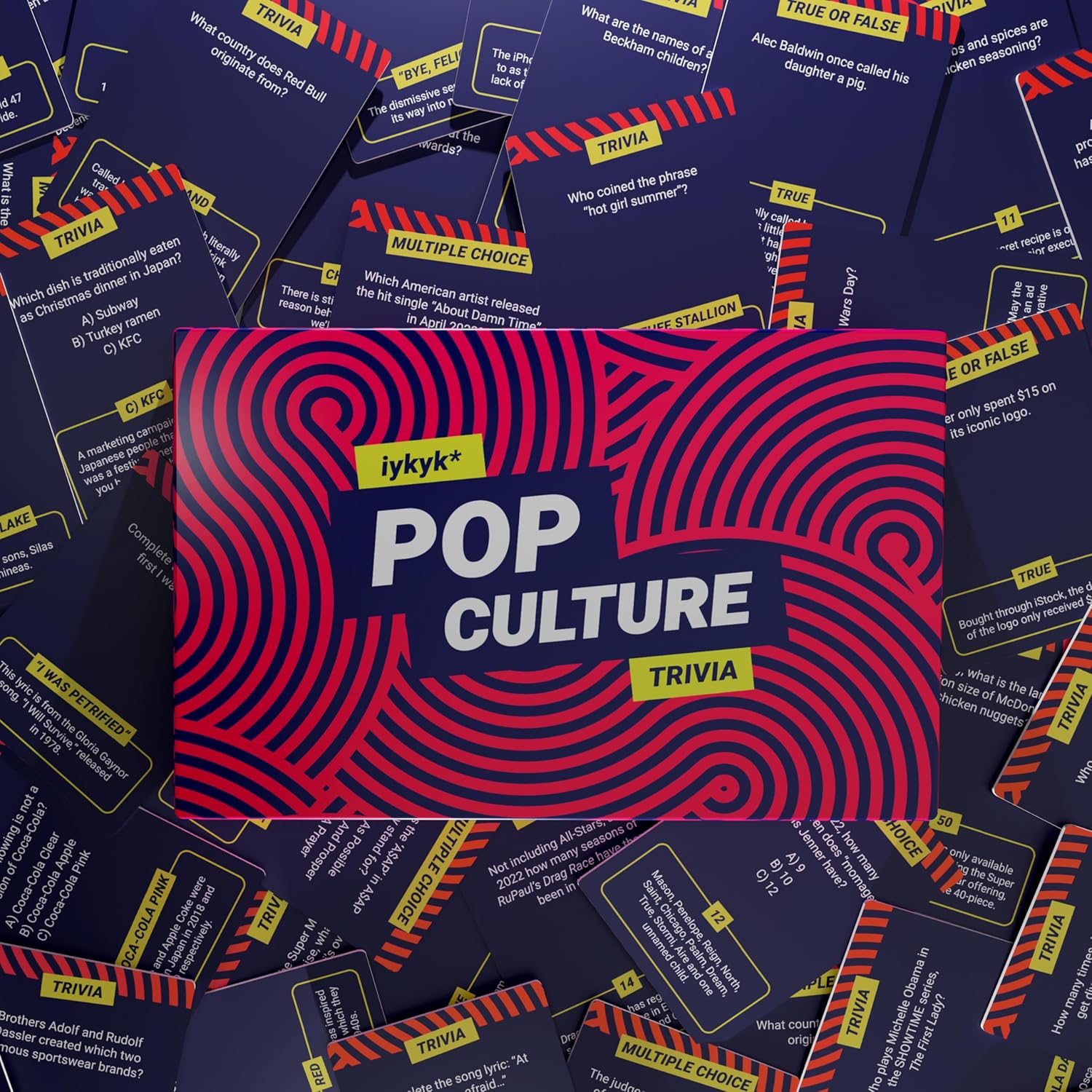 Bubblegum Stuff iykyk Popular Culture - Lustiges Quizspiel für Promi-Klatsch und Social Media Fans - 150 schrullige Fragen - Perfekt für Spieleabend, Partys und Reisen - Zeigen Sie Ihr Wissen