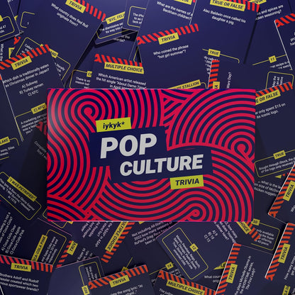 Bubblegum Stuff iykyk Popular Culture - Lustiges Quizspiel für Promi-Klatsch und Social Media Fans - 150 schrullige Fragen - Perfekt für Spieleabend, Partys und Reisen - Zeigen Sie Ihr Wissen