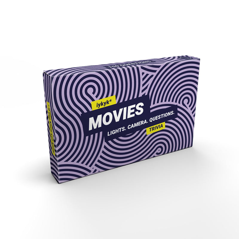 Bubblegum Stuff iykyk Movies - Ultimate Movie Quiz Game - 150 Cards - Classic to Blockbuster Films - Perfect for Game Nights - Fun for the Whole Family - Great Gift!…