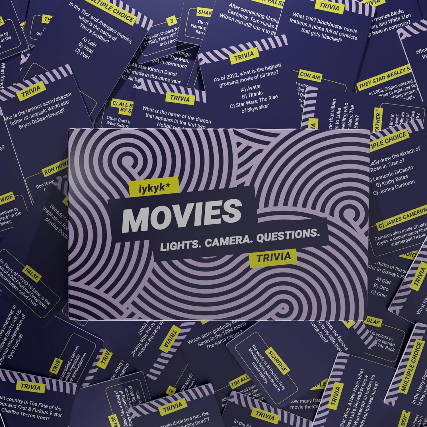 Bubblegum Stuff iykyk Movies - Ultimate Movie Quiz Game - 150 Cards - Classic to Blockbuster Films - Perfect for Game Nights - Fun for the Whole Family - Great Gift!…