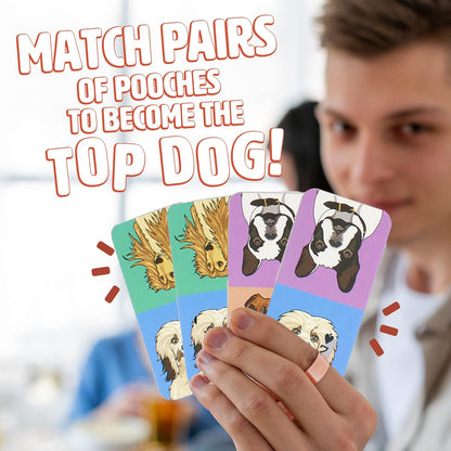 Ginger Fox Dog Domino Card Matching Game. Canine-Themed Family Games. Matching Dog Game for Family Game Night, Parties and More. Multiplayer Kids Games. Fun Games for Kids Ages 6-8 and Older
