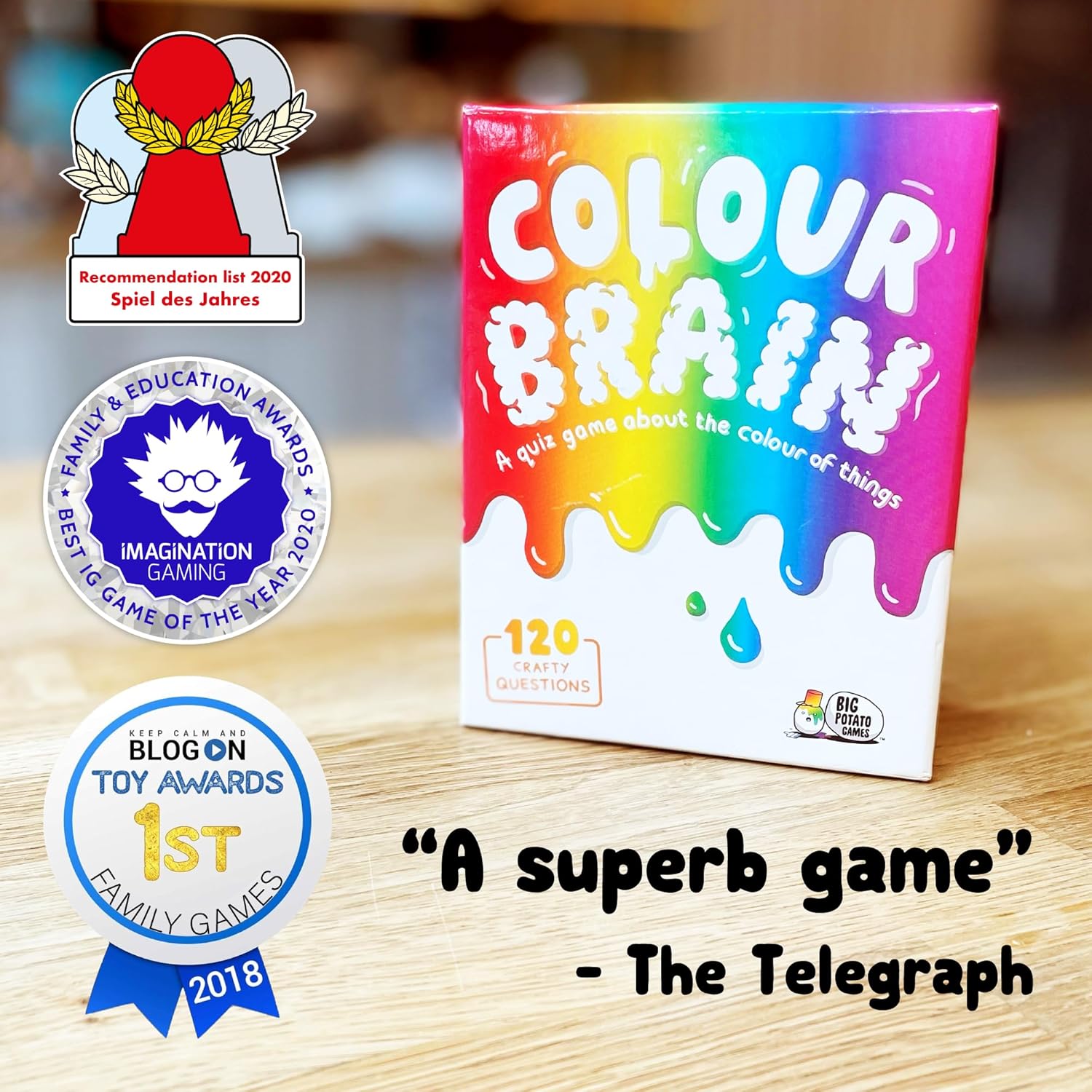Big Potato Mini Colourbrain: The Ultimate Family Travel Game
