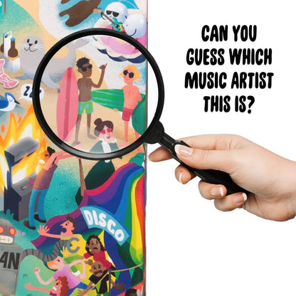 Big Potato Jigsaw Puzzle for Adults (1000 Pieces) Filled with 101 Riddles to Solve (Music Theme