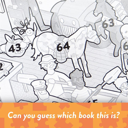 Mayhem in the Library: Jigsaw Puzzle with 101 Hidden Book Titles to Discover, for Book Lovers and Readers