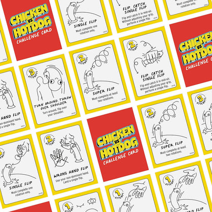 Big Potato Chicken vs Hotdog: The Ultimate Challenge Party Game for Kids, Teens, Adults and Flipping-Fun Families…