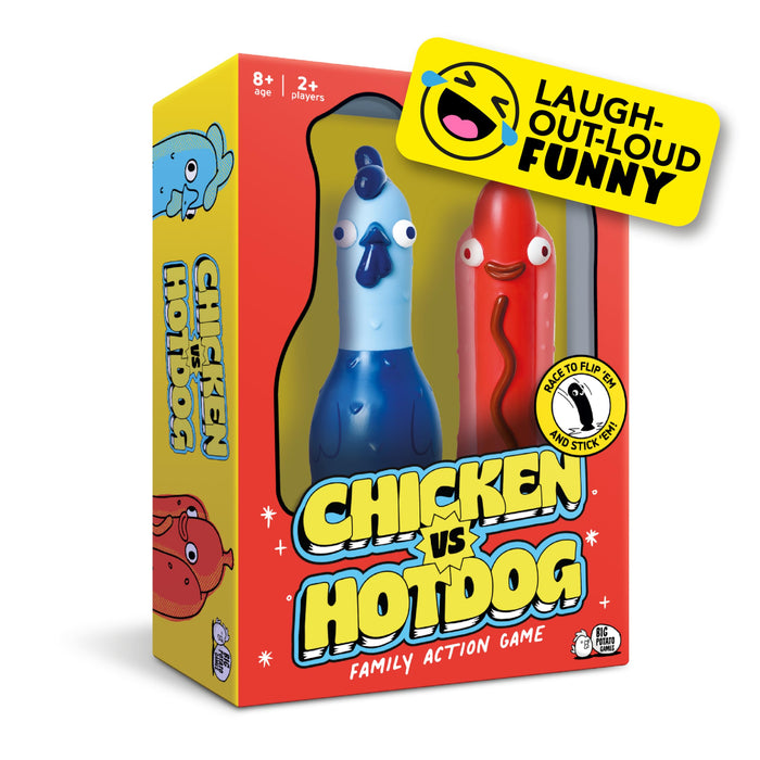 Big Potato Chicken vs Hotdog: The Ultimate Challenge Party Game for Kids, Teens, Adults and Flipping-Fun Families…