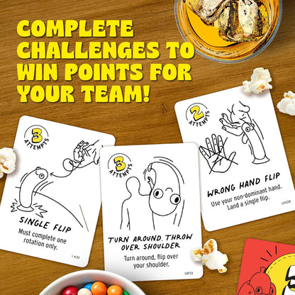 Big Potato Chicken vs Hotdog: The Ultimate Challenge Party Game for Kids, Teens, Adults and Flipping-Fun Families…