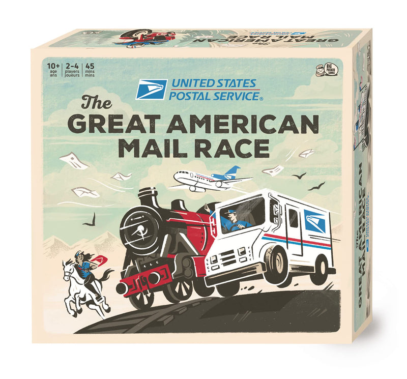 USPS Great American Mail Race: Juego de Mesa Familiar (Versión en Inglés