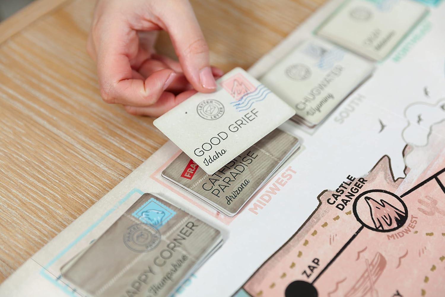 USPS Great American Mail Race: Juego de Mesa Familiar (Versión en Inglés