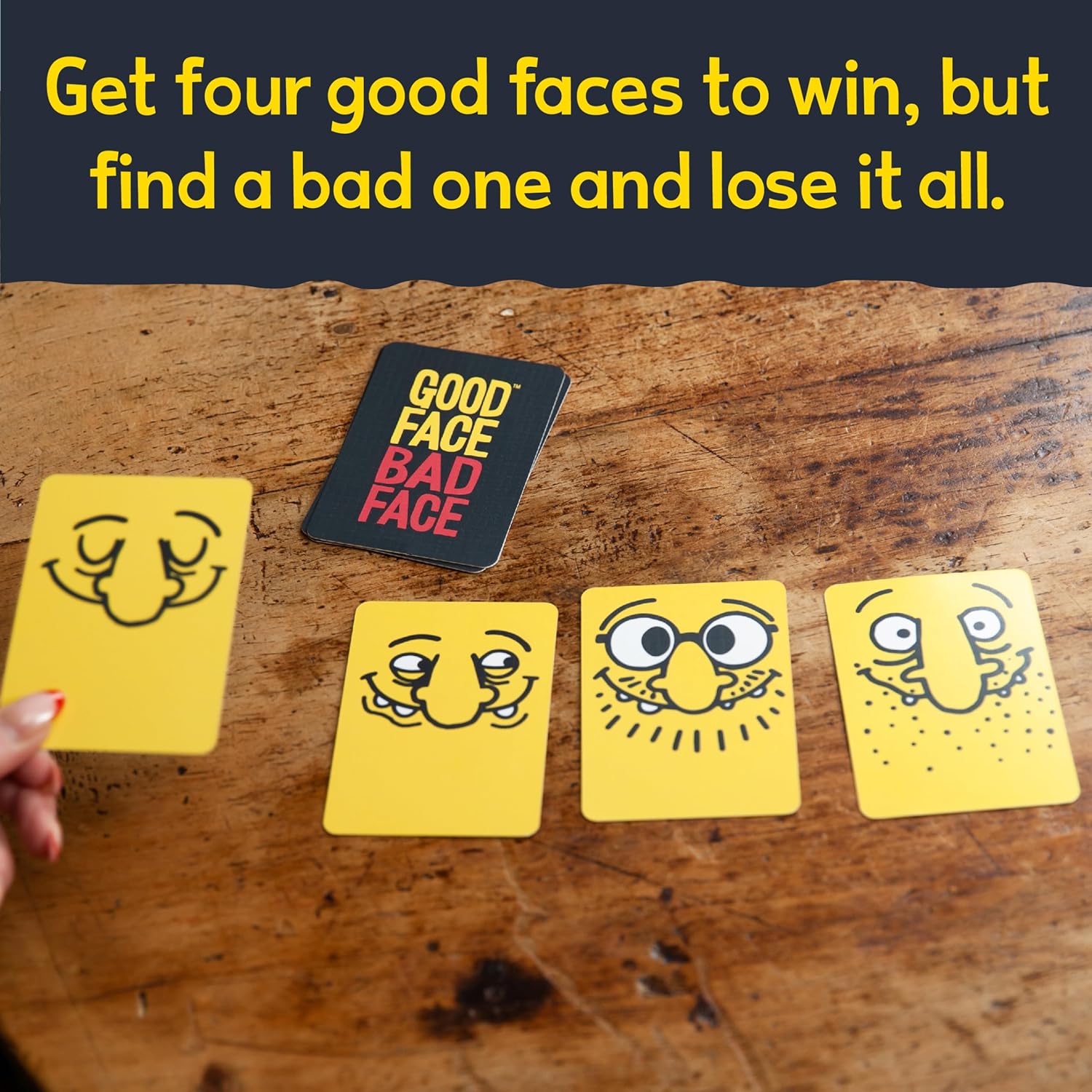 Good Face Bad Face: Hilarious Party Travel Game For Family and Adults