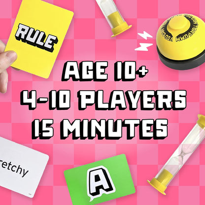 You Can’t Say Umm: Board Game for Adults and Kids, Fun Family Word Game for Game Night (4-10 Players)