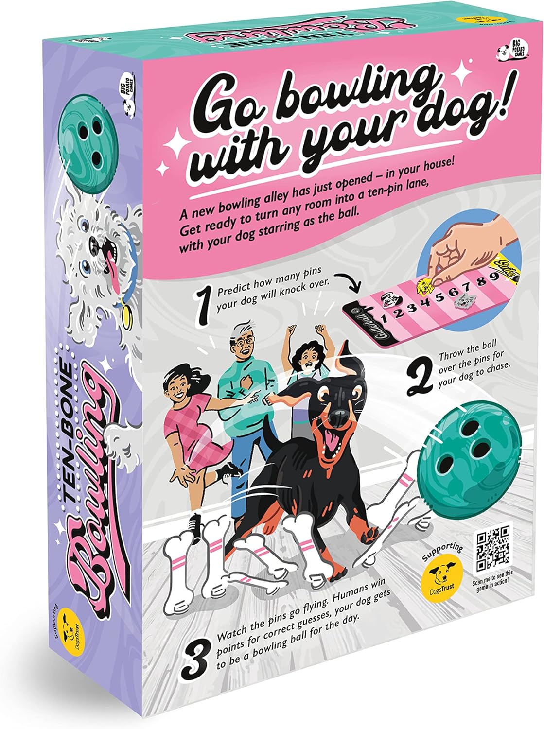Ten Bone Bowling: A Party Game You Can Play With Your Dog! Board Games for Dogs for Dog Lovers