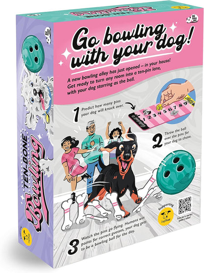 Ten Bone Bowling: A Party Game You Can Play With Your Dog! Board Games for Dogs for Dog Lovers