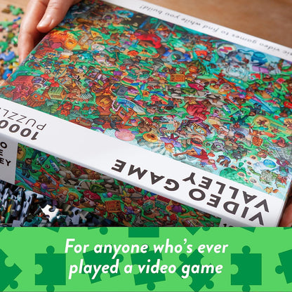 Video Game Valley: Jigsaw Puzzle with 101 Hidden Video Game Titles to Discover, for Video Game Players and Lovers Video Game Theme