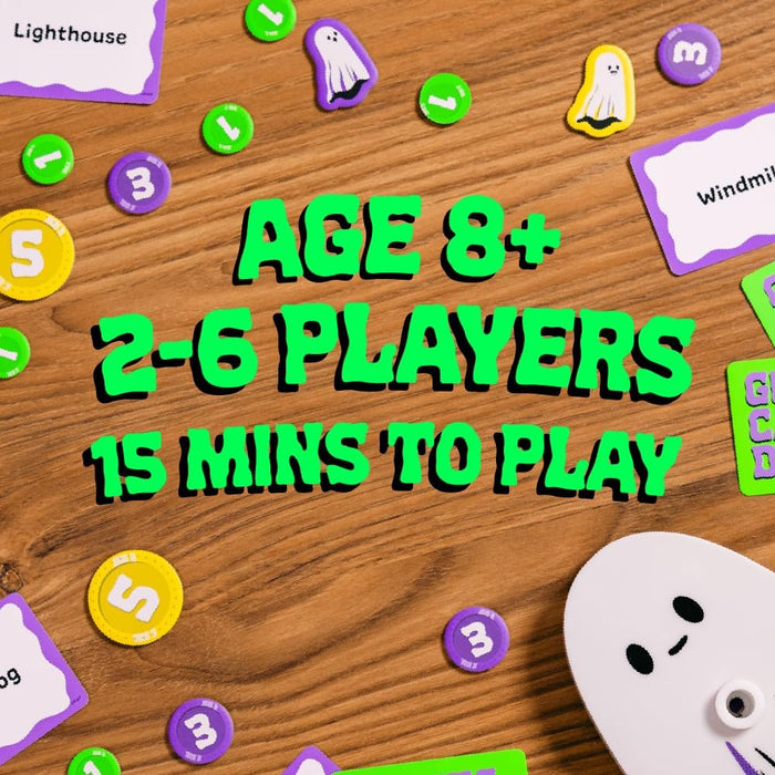 Ghosts Can't Draw: A Fun, Spooky Board Game for Kids and Adults, Perfect for Halloween and Birthdays