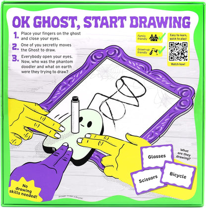 Ghosts Can't Draw: A Fun, Spooky Board Game for Kids and Adults, Perfect for Halloween and Birthdays