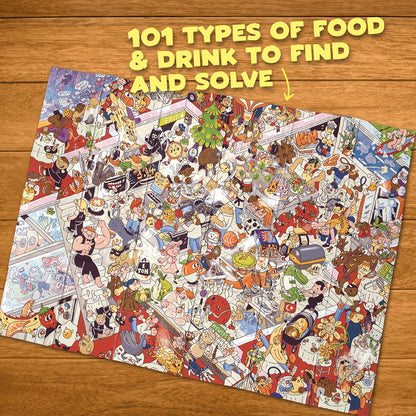 Big Potato Riddle pics Foodcourt Frenzy: Food Edition - Travel Trivia Game, Great for Families, Adults and Kids, 101 Riddles for Foodies to find and solve, Gifts for Foodies