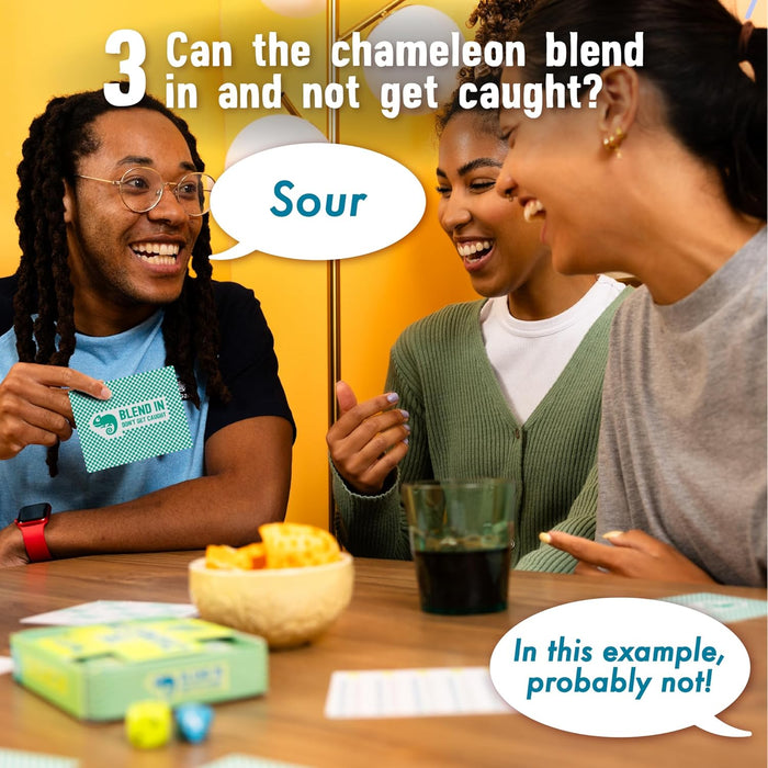 Big Potato Chameleon Travel: The Award-Winning Spot-the-Imposter Game in a Travel Friendly Tin with 20 new topics