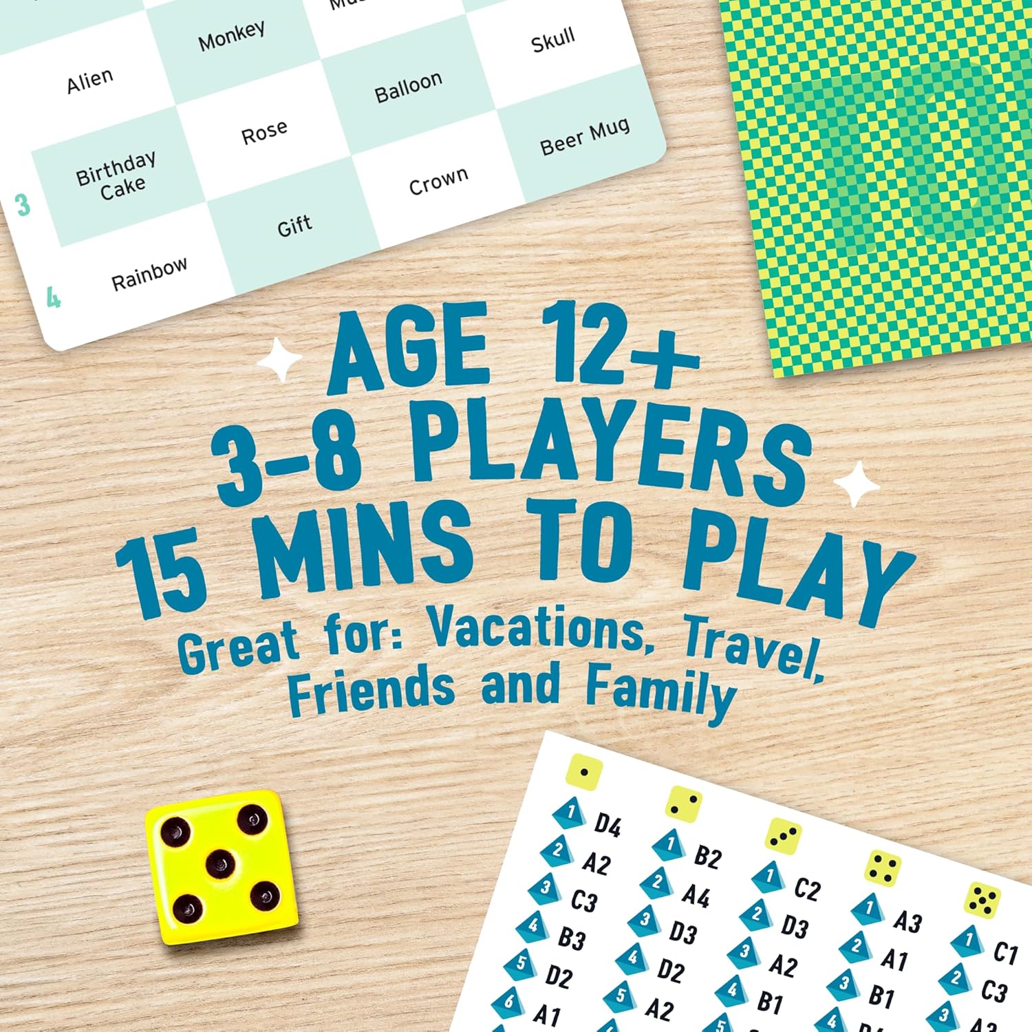 Big Potato Chameleon Travel: The Award-Winning Spot-the-Imposter Game in a Travel Friendly Tin with 20 new topics