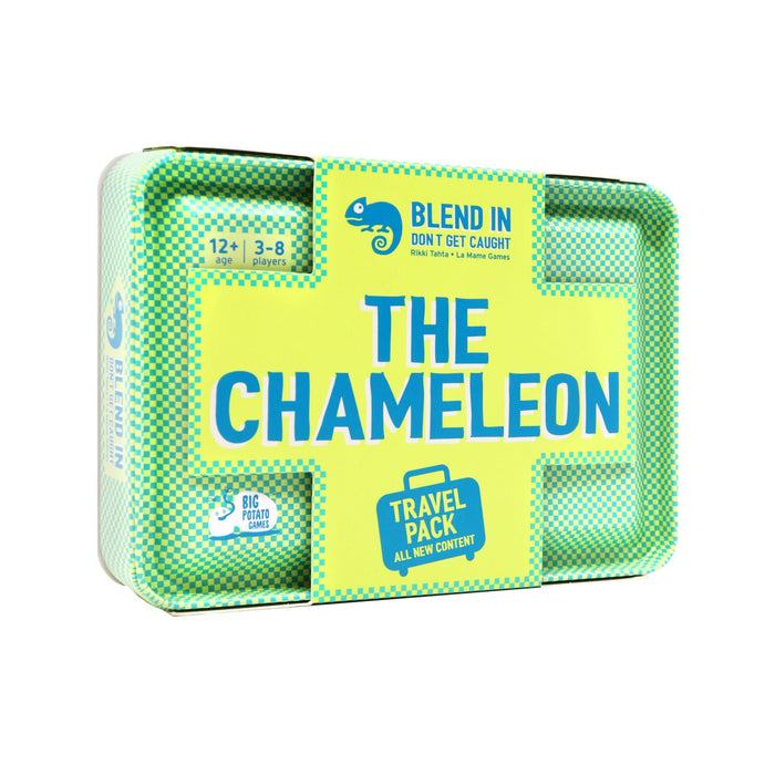 Big Potato Chameleon Travel: The Award-Winning Spot-the-Imposter Game in a Travel Friendly Tin with 20 new topics
