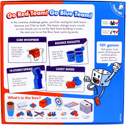 Mini Game Party: 101 Mini Games 1 Star Player, Family Board Game for 2-8 Players, Perfect for Family Game Night or with Friends