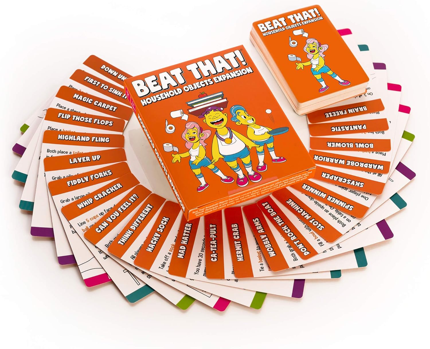 Gutter Games Beat That Household Objects Expansion - Fun Family Board Game for Kids and Adults - Great Stocking Fillers or Gift for Christmas Parties or Family Gatherings - Game Perfect for Laughs