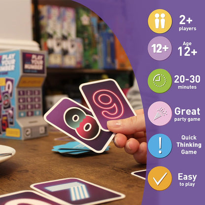 Ginger Fox Play Your Number Family Trivia Card Game Games | A Fun Trivia Game With A Unique Twist | 2+ Players | Ages 12+ Years | 20-30 Minutes Gameplay