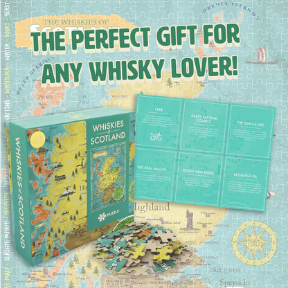 Ginger Fox 0112.3316.72.WSK.OSZ Puzzle Cru Whisky Jigsaw, Multi-Coloured, One Size