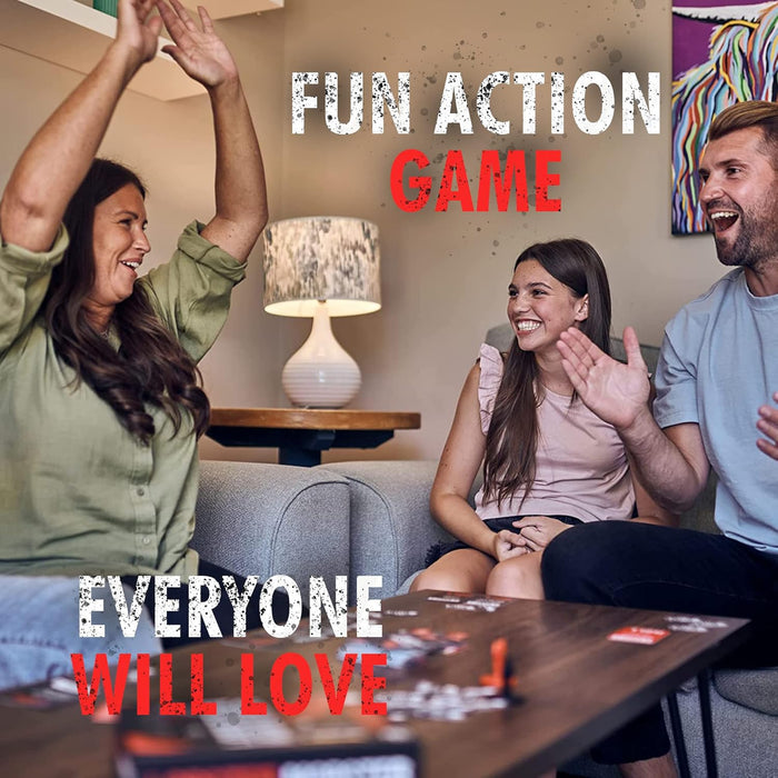 Ginger Fox Lobster Mobster Card Game. Hilariously Entertaining Family Party Game Great For Fun Nights In. Complete Cheeky Challenges and Funny Forfeits To Win. 2+ Players, Ages 8+ Years.