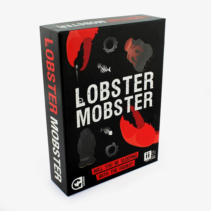 Ginger Fox Lobster Mobster Card Game. Hilariously Entertaining Family Party Game Great For Fun Nights In. Complete Cheeky Challenges and Funny Forfeits To Win. 2+ Players, Ages 8+ Years.