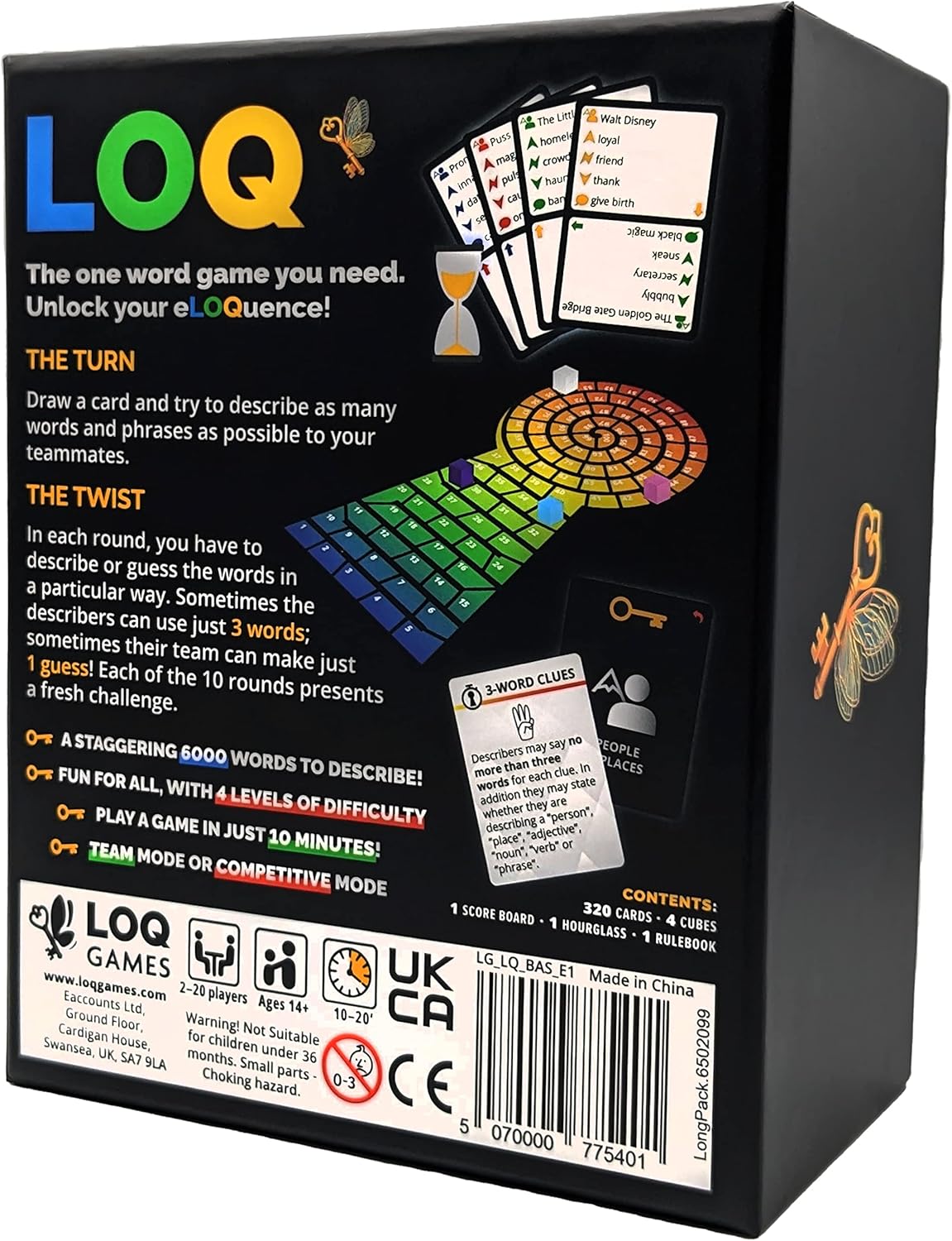 LOQ | Describe and Guess Against the Clock! | Award-Winning Word Game for 2–20 players | Family Fun | Board Game for Adults, Teenagers, Couples & Groups