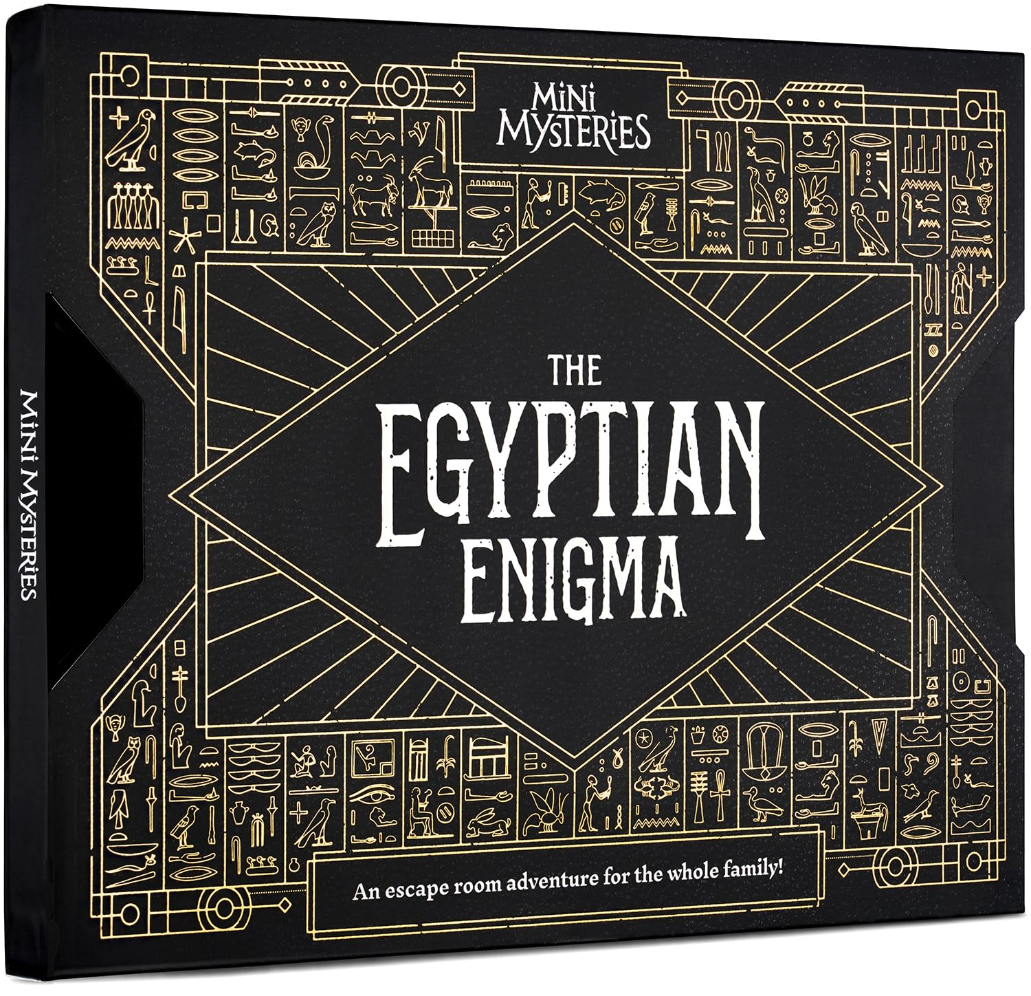 Mini Mysteries The Egyptian Enigma Immersive Historical Puzzle Game. Perfect for Family Game Night, Solo Players or Party Groups. Escape Room with Online Play. 1 to 5 Players, Ages 8+