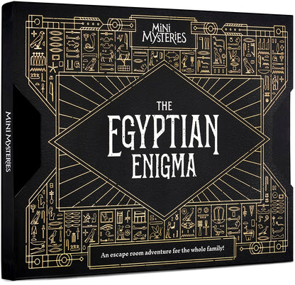 Mini Mysteries The Egyptian Enigma Immersive Historical Puzzle Game. Perfect for Family Game Night, Solo Players or Party Groups. Escape Room with Online Play. 1 to 5 Players, Ages 8+