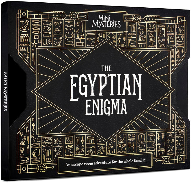 Mini Mysteries The Egyptian Enigma Immersive Historical Puzzle Game. Perfect for Family Game Night, Solo Players or Party Groups. Escape Room with Online Play. 1 to 5 Players, Ages 8+
